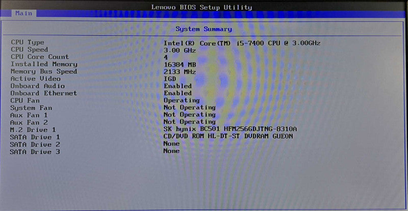 Lenovo M710s SFF | i5-7400 @ 3.00GHz 4C, 16GB DDR4, 256GB M.2, 2x Caddies