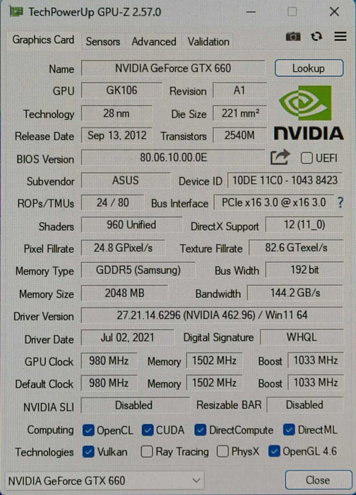 ASUS NVIDIA GeForce GTX 770 (GTX770-DC2-2GD5) 2GB PCI-E Graphics Card