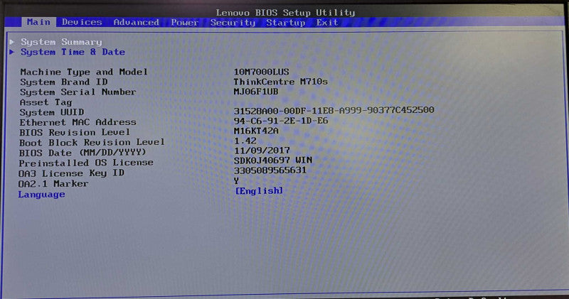 Lenovo M710s SFF | i5-7400 @ 3.00GHz 4C, 16GB DDR4, No HDD/OS, 2x Caddies