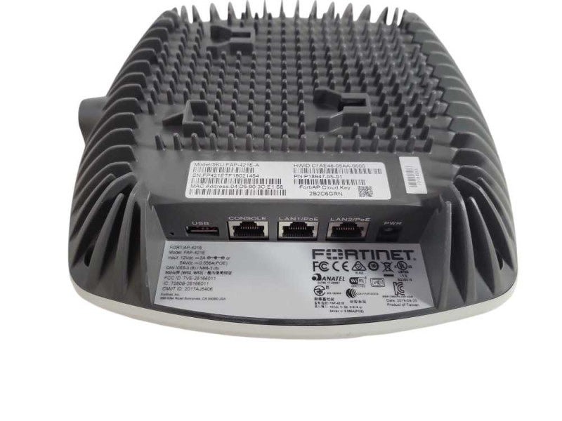 Fortinet FORTIAP-421E FAP-421E-A Wireless PoE Access Point 2.4 GHz 5 GHz !