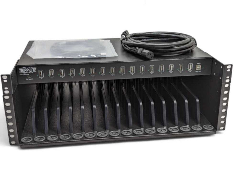 Tripp Lite U280-016-RM 16-port USB Charger With SYNCING Hub 4U Rack Mount Q-