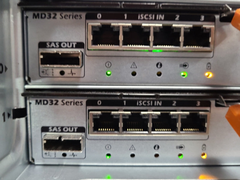 Dell PowerVault MD3200i 12-Bay Storage Array w/ 2x MD32 Series iSCS