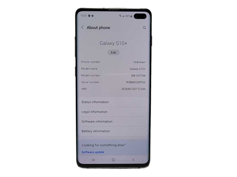 Samsung Galaxy S10+ SM-G975W 128GB READ $