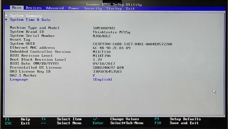 Lenovo ThinkCentre M715Q AMD Pro A12-9800E, 8GB, 128Nvme, WiFi