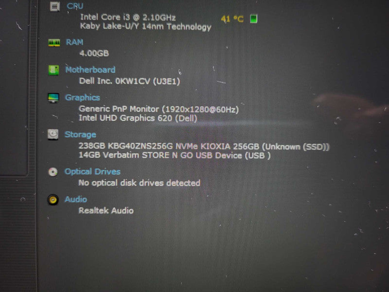 Dell Latitude 7200 2-in-1| i3-8145U| 4GB RAM| 256GB SSD READ $