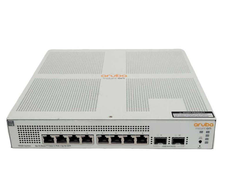 Aruba Instant On 1930 8-Port Gigabit Class 4 PoE 2SFP 124W Switch JL681A _