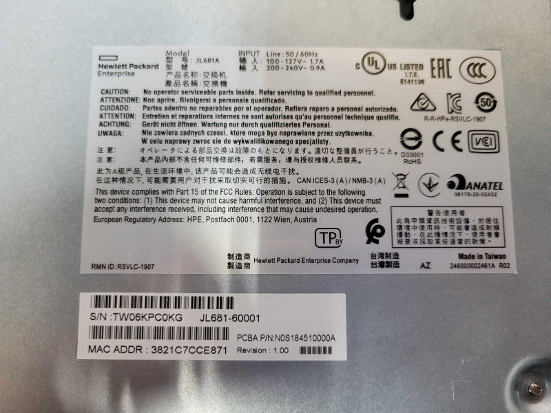 Aruba Instant On 1930 8-Port Gigabit Class 4 PoE 2SFP 124W Switch JL681A _