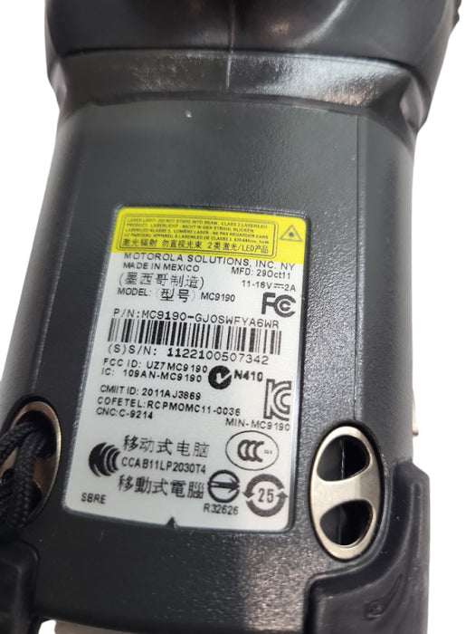 Symbol Motorola MC9190-GJ0SWFYA6WR 1D Barcode Scanner &