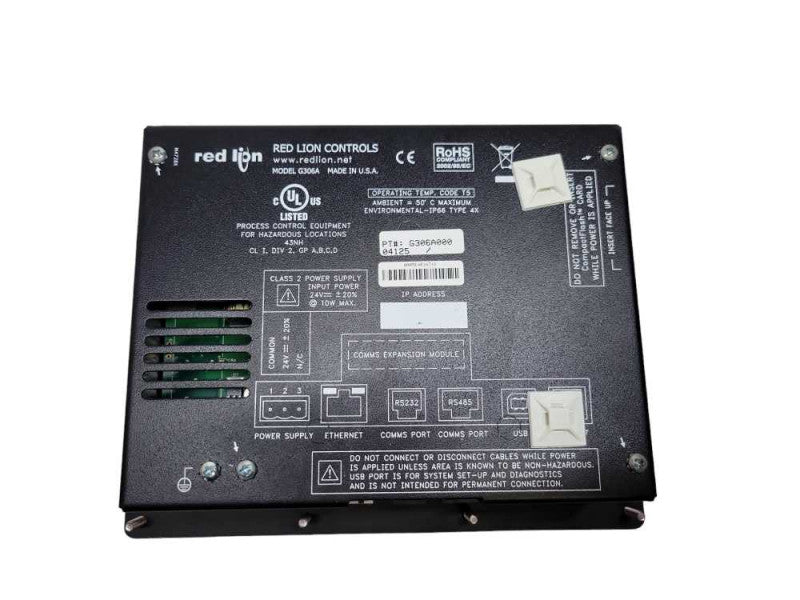 RED LION GRAPHIC COLOR LCD OPERATOR INTERFACE TERMINAL G306A000 %