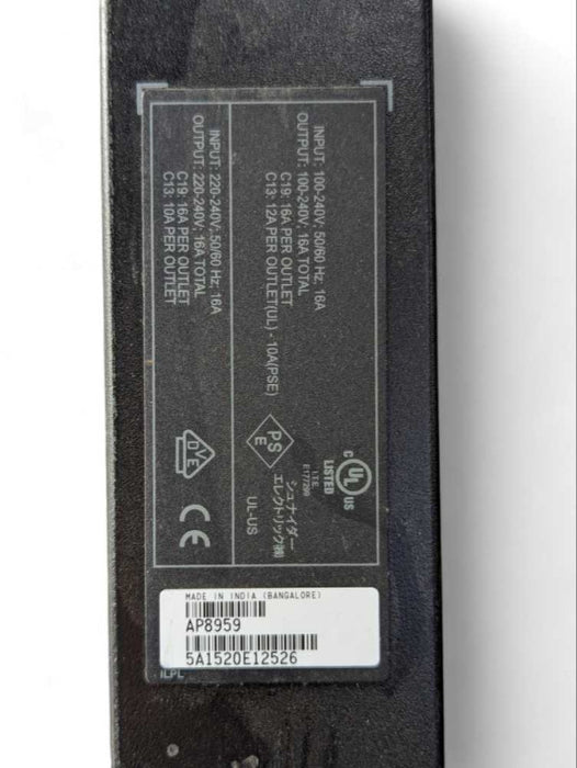 Schneider Electric APC AP8959 Switched Rack PDU 24 Ports 100-240V Q-