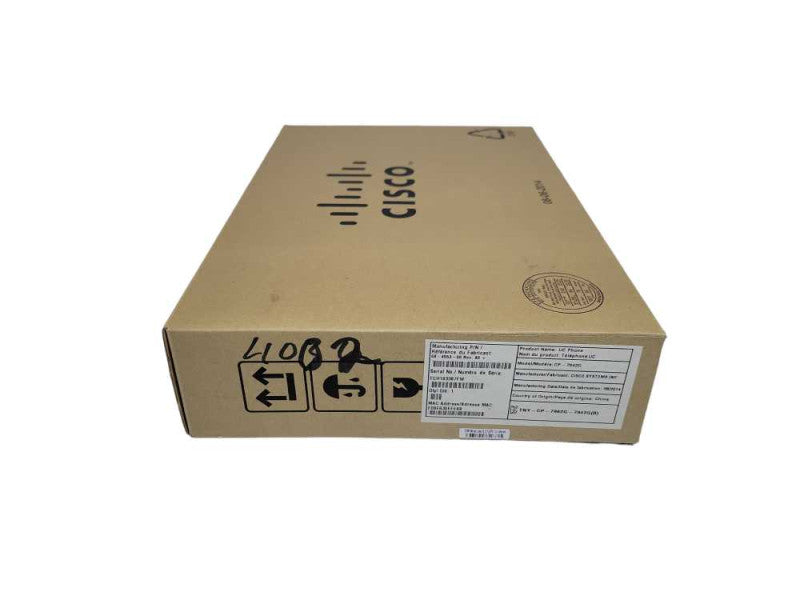 New Cisco CP-7942G Unified IP VoIP Business Office Phone w/Base & Handset Q%