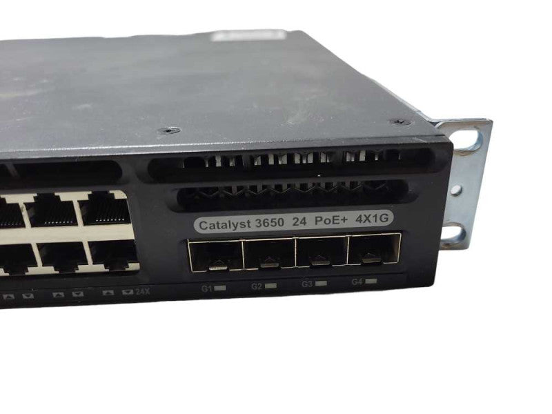 Cisco WS-C3650-24PS-S | 24-Port Gigabit PoE+ | 4x SFP Network Switch Q$