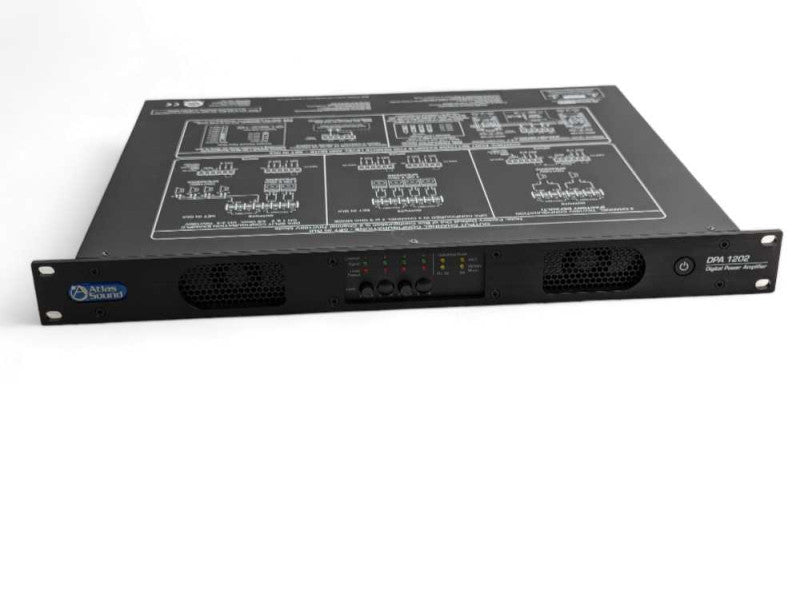 Atlas Sound DPA 1202 Digital Power Amplifier 1U PLEASE READ  Q-