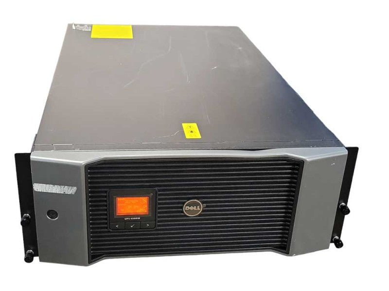 DELL ONLINE LCD UPS 6000VA 4200W RM 4U 208V J730N UPS, No Battery Q_