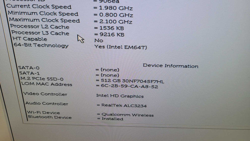 Dell OptiPlex 3060 - Core i5-8500T | 16GB RAM | 512GB NVMe + PWR %