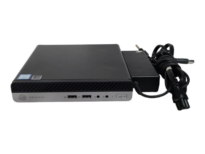 HP ProDesk 400 G4, i5-8500T 2.10GHz, 8GB RAM, 256GB SSD, WiFi, PWR ADPT