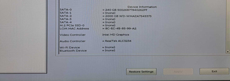 Dell OptiPlex 5060 Tower, i5-8500 @ 3.00GHz 6C, 16GB DDR4, 240GB SSD +2TB HDD