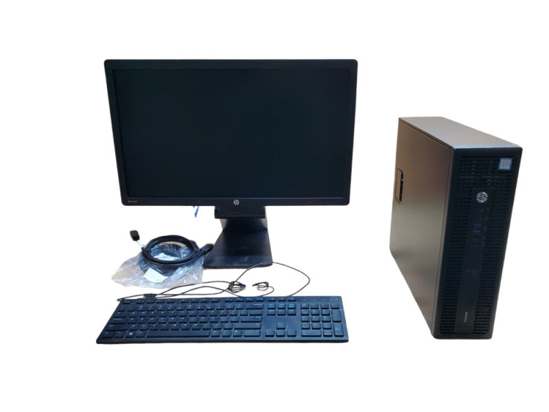 Desktop Package HP 6th Gen i5 Desktop, 23\\" Monitor, Keyboard, Mouse & Cables Q@