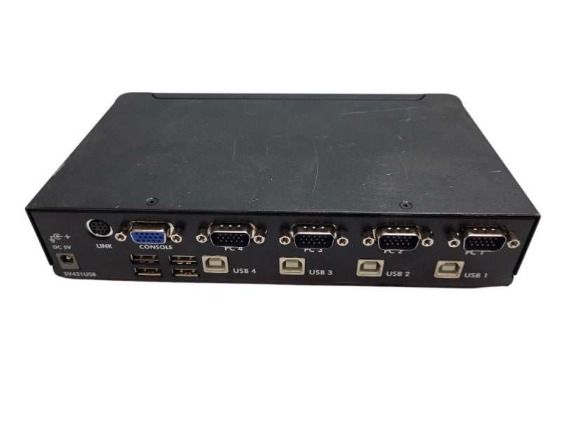 StarTech.com SV431USB 4 Port VGA USB2.0 KVM Switch Hub &
