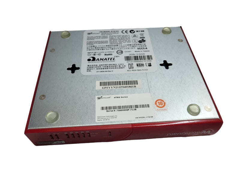 WatchGuard Watch Guard Router Firewall HW Model #FS1E5 XTM 2 Series &