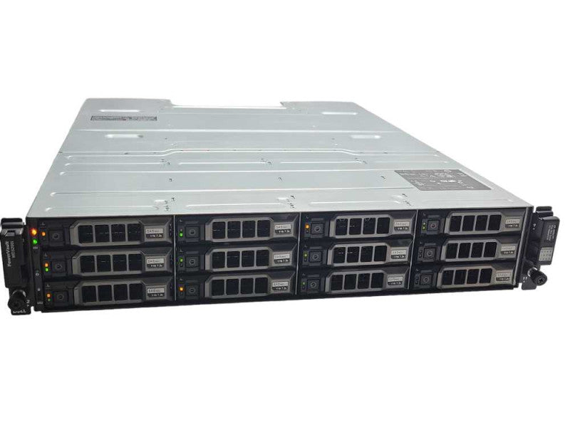 Dell PowerVault MD3200i 12-Bay Storage Array w/ 10x 3TB SAS Drives, 2x M _