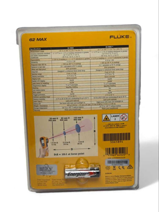 FLUKE 62 MAX Infrared Thermometer  -