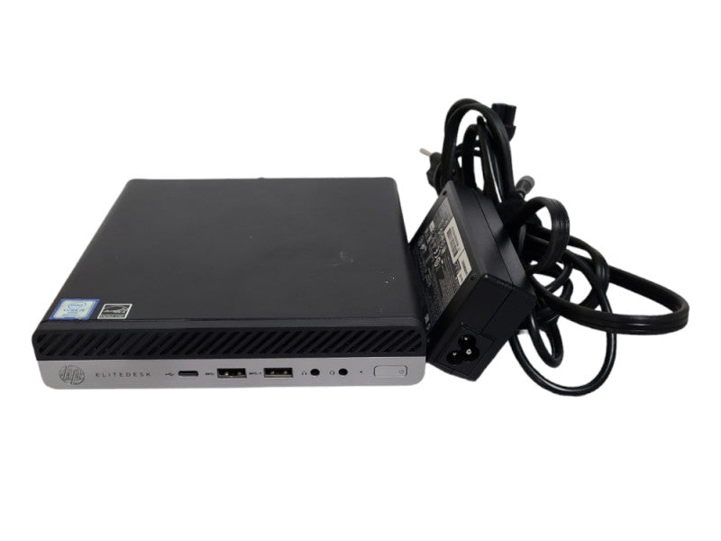 HP EliteDesk 800 G4, Intel i5-8500T 2.10GHz, 8GB RAM, 128GB Nvme, WiFi, PWR