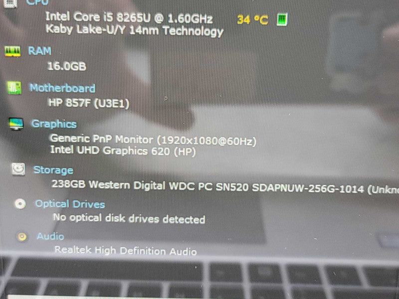 HP EliteBook x360 1040 G6| i5-8265u| 16GB DDR3| 256GB SSD  Î²