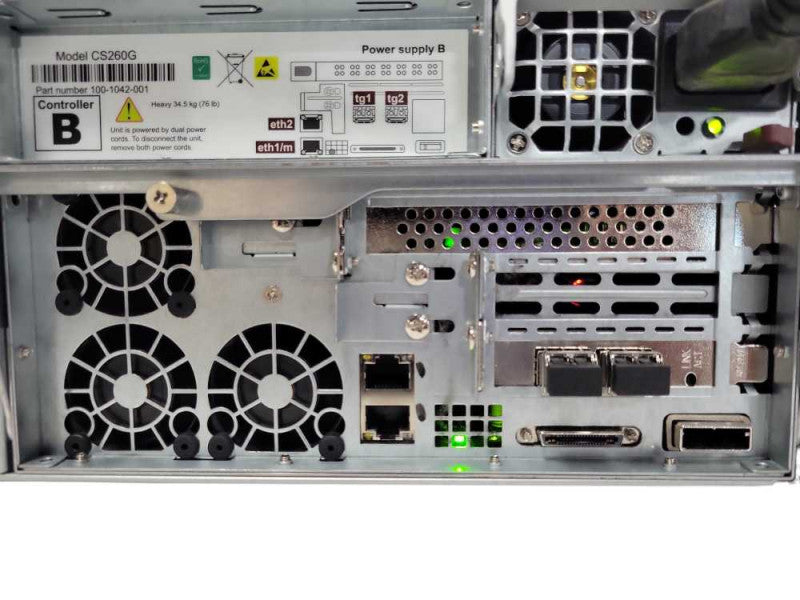 HP Nimble Storage CS260 36TB SAN 16x 4TB SAS HDD 2x controllers, 2x PSU, READ _