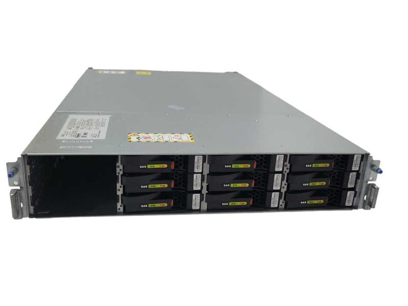 EMC SKYDPE Data Domain 12-Bay SAS Storage Array, w/ 9x HDD Trays, 2x PSU _