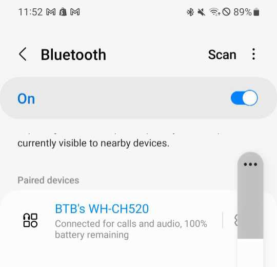 Sony WH-CH520 Wireless Bluetooth Headphones _