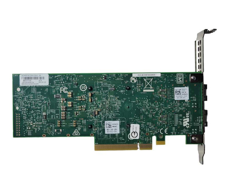 Dell Broadcom BCM9574 Dual-Ports SFP+ 10Gbps PCI Express Network card 0GMW01 Q_