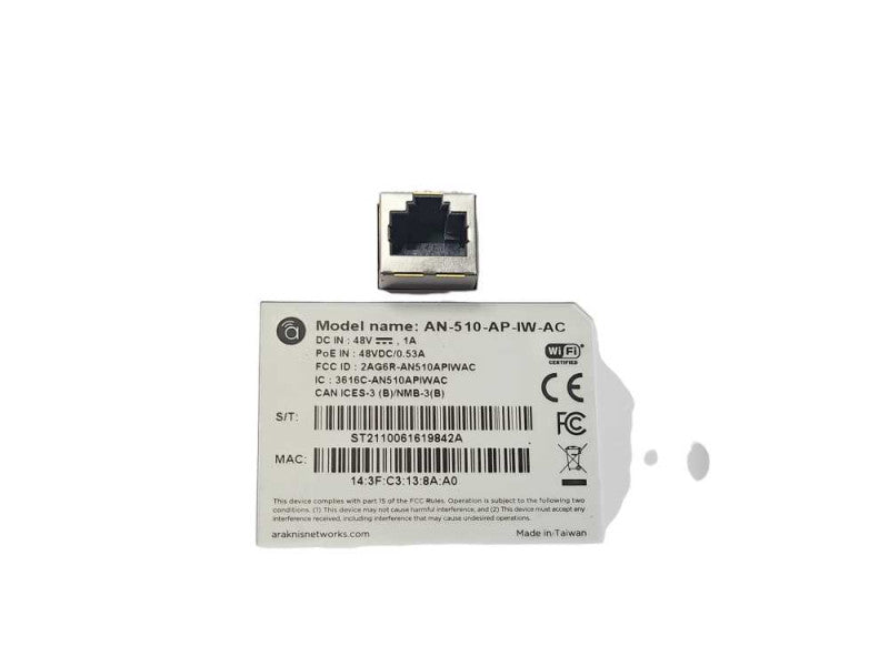 Araknis Networks 510 Series Wireless Access Point AN-510-AP-IW-AC, READ _
