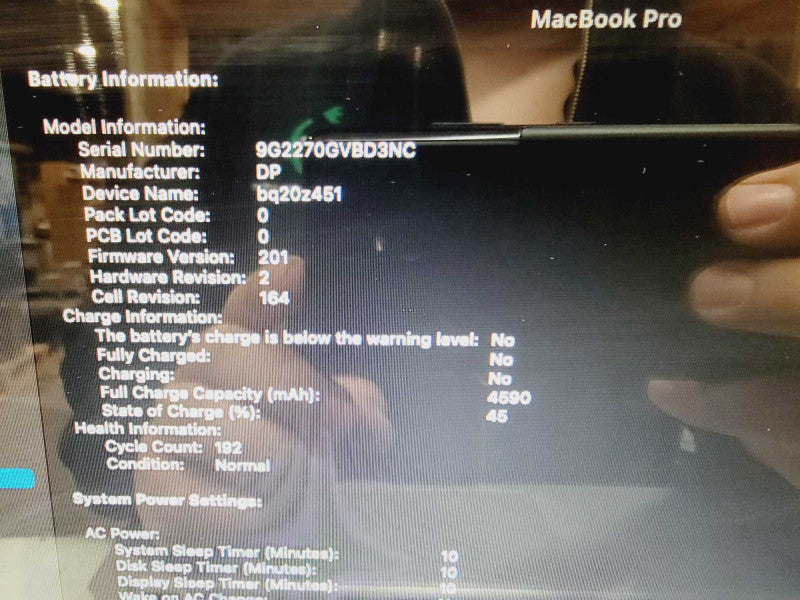 Apple Macbook Pro 2012 13\\" Core i5-3210M @ 2.5GHz 8GB DDR3 250GB SSD (