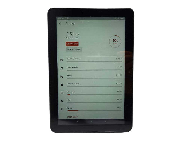 Amazon Fire HD 8 Black 8â HD Display Tablet 12th Gen 32GB $