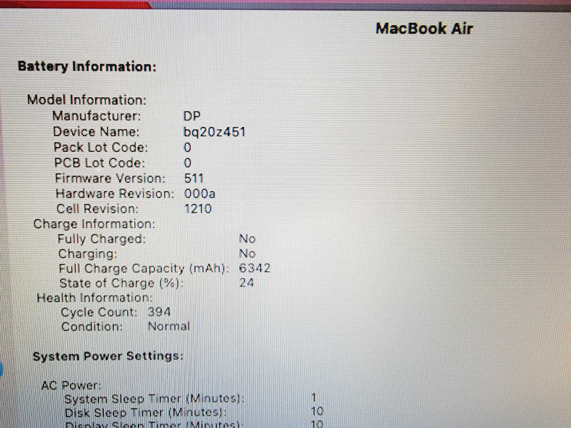 Apple Macbook Air 2017 13\\" Core i5-5350U @ 1.8GHz 8GB DDR3 500GB SSD (
