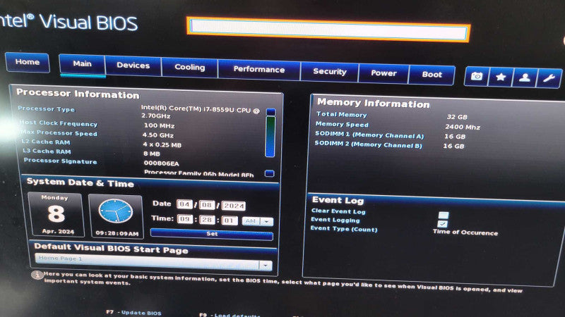 Intel NUC Core i7-8559U | 32GB RAM | 1TB SSD + PWR (NUC8I7BEH) %