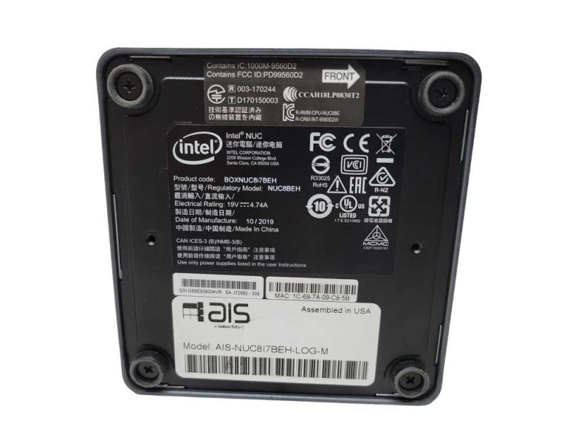 Intel NUC Core i7-8559U | 32GB RAM | 1TB SSD + PWR (NUC8I7BEH) %