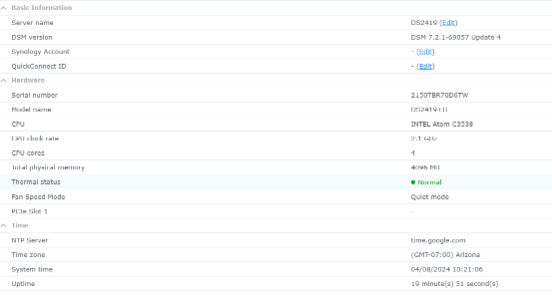 Synology Diskstation DS2419+II 12-Bay (Diskless) 3x 8TB HDD 6x 6TB HDD !