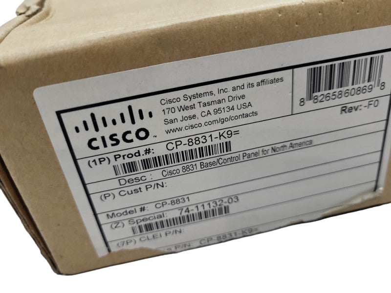 Cisco CP-8831-K9 Unified IP Conference Phone Base &