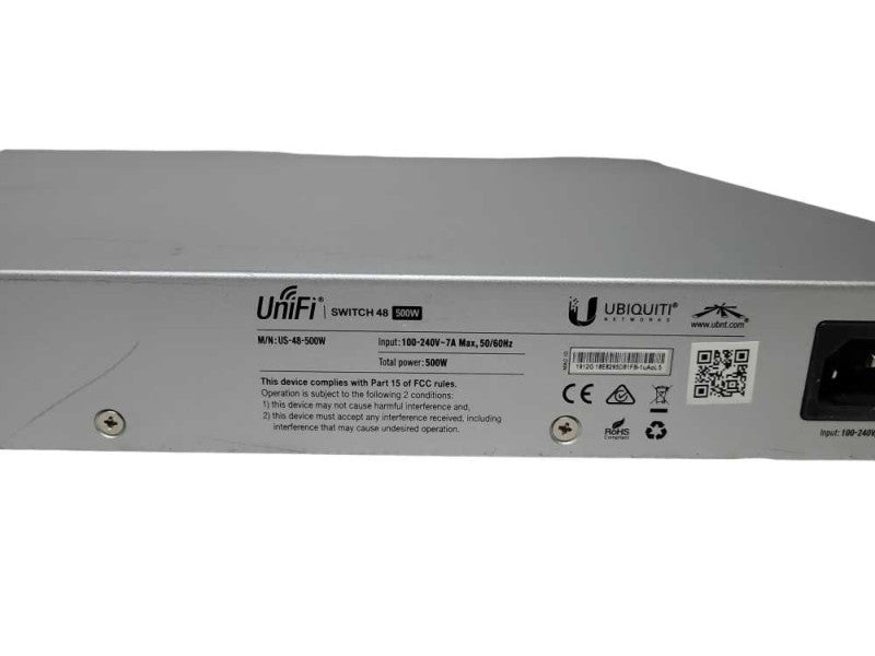 Ubiquity Unifi Switch 48 (500W PoE) (US-48-500W)  Q%