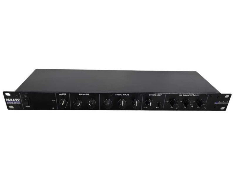 ART MX622BT Rackmount 6-Channel Stereo Mixer with Bluetooth, EQ,and Effects L !