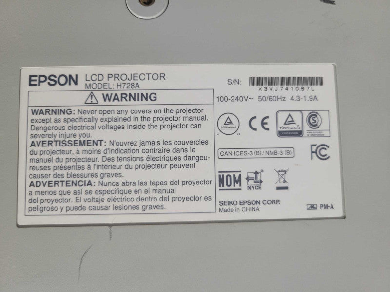 Epson BrightLink 696Ui HD 3LCD Ultra Short-Throw Projector, READ _