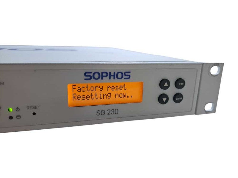 Sophos SG 230 rev.1 | 1U Firewall Network Security Appliance | Factory Reset