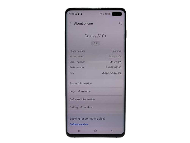 Samsung Galaxy S10+ SM-G975W 128GB READ  $
