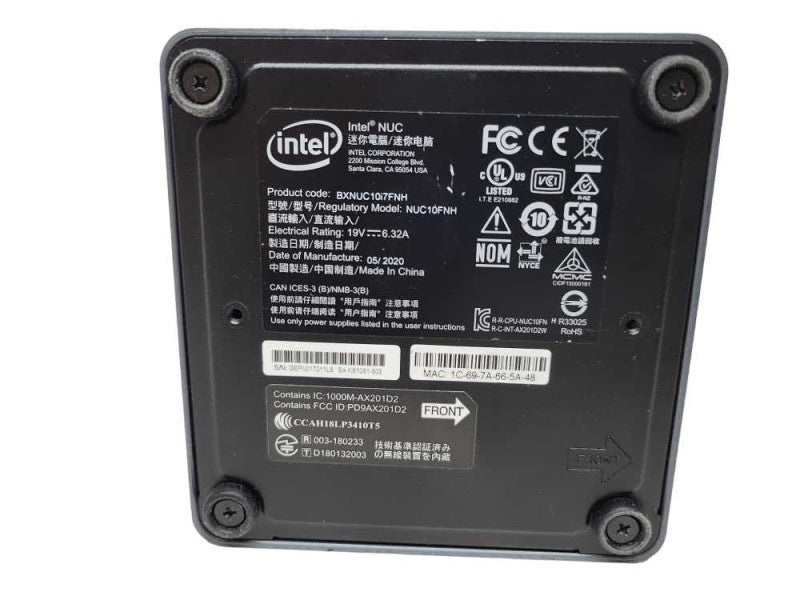 Intel NUC - Core i7-10710U | 32GB | 512GB SSD (10i7FNH) + PWR %