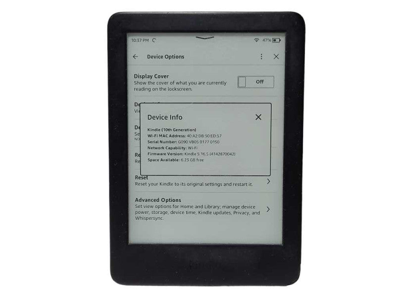 Amazon Kindle Paperwhite (10th Generation) 8GB, Wi-Fi, 6in  $
