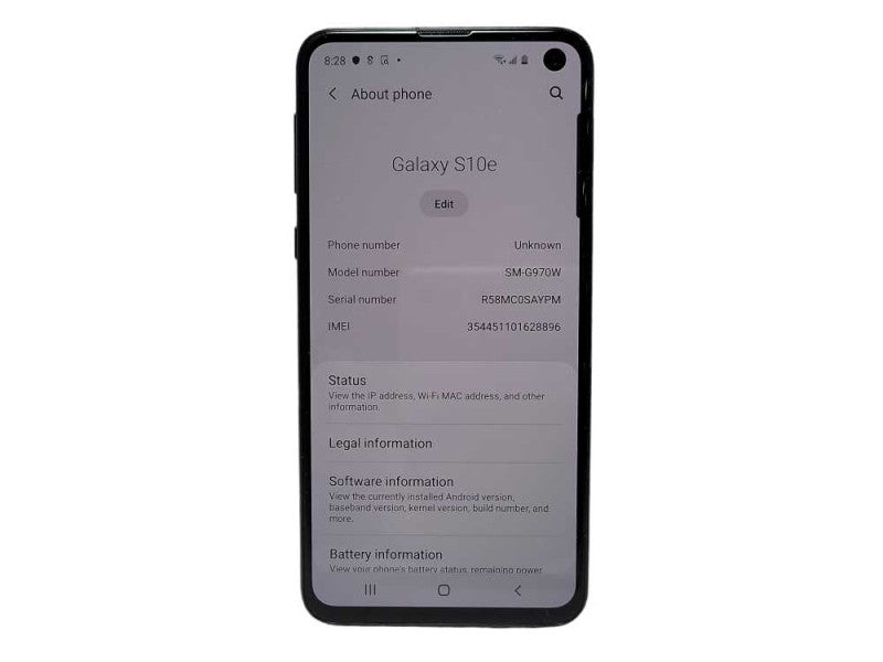 Samsung Galaxy S10e 128GB (SM-G970W) READ $