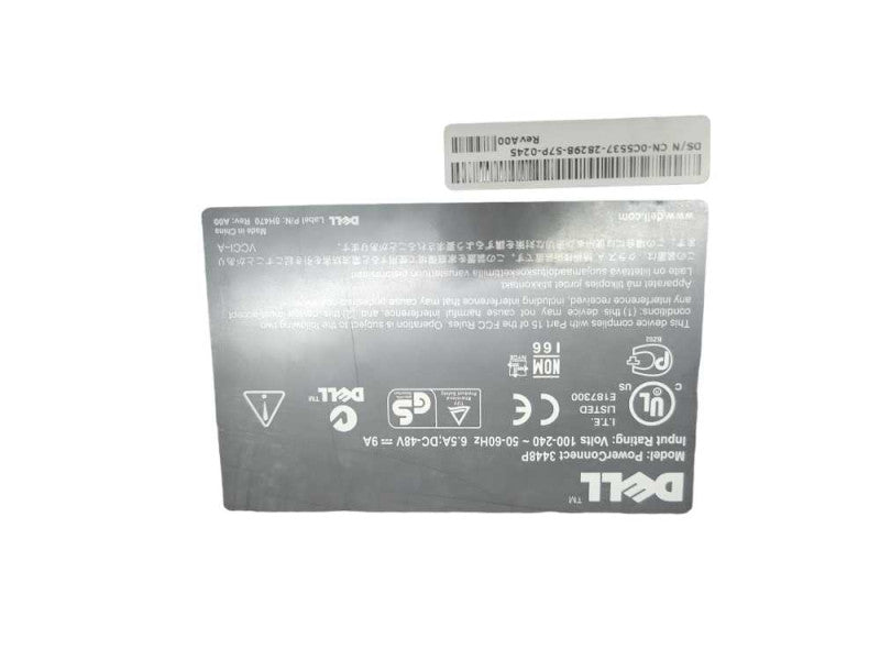 DELL PowerConnect 3448P 48 Port PoE Managed Switch  Q%
