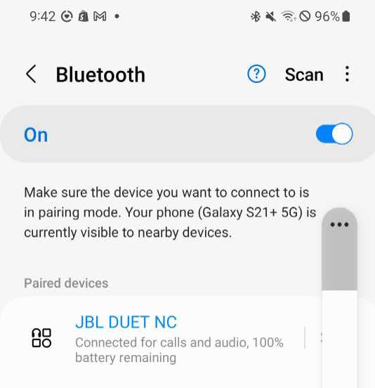 JBL Duet NC Black Wireless Bluetooth Headphone _